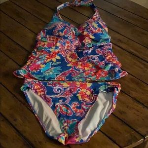 Ralph Lauren Tankini swimsuit size 14
